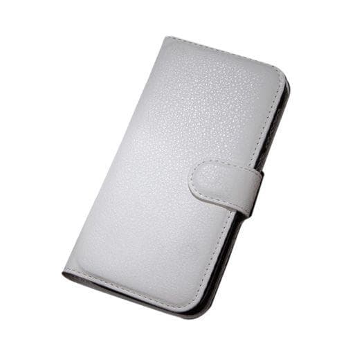 Jensen Alcatel One Touch Idol Alpha Læder Flip Etui - Hvid