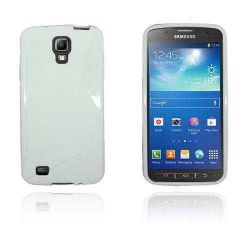 S-Line (Valkoinen) Samsung Galaxy S4 Active Suojakuori