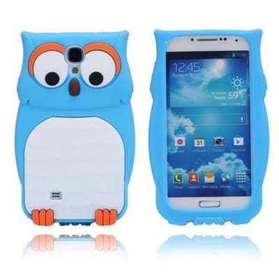 Ugle (Blå) Samsung Galaxy S4 Cover