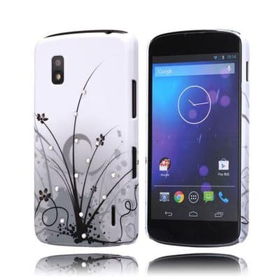 Princess (Musta pensas) LG Goolge Nexus 4 Suojakuori