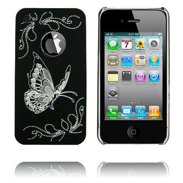 Joy Logo Cutout (Musta) iPhone 4/4S Suojakuori