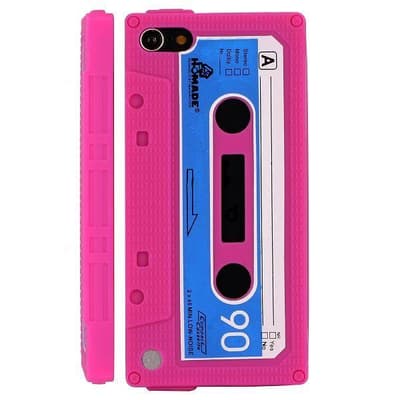 Retro Cassette Tape (Het Rosa) iPod Touch 5 Silikonskal
