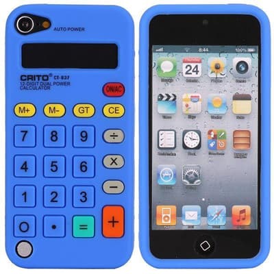 Laskin (Sininen) iPod Touch 5 Silikonikuori