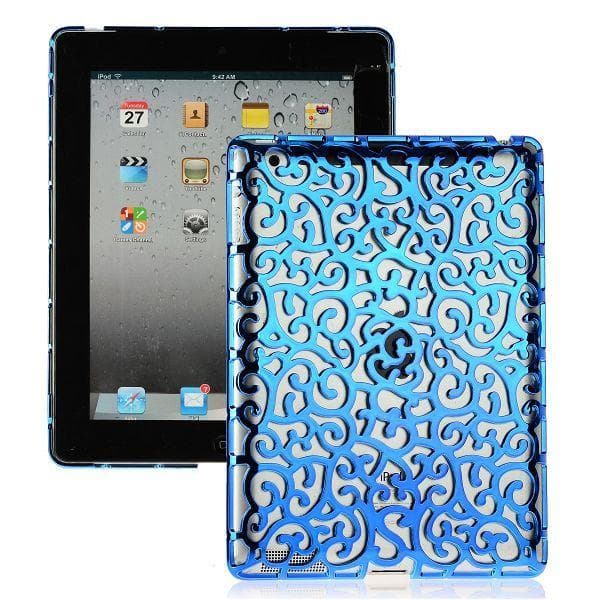Rose Lines (Blå) iPad 3/iPad 4 Cover