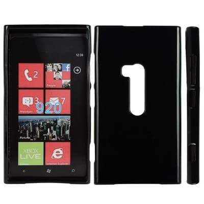 Mjukskal (Svart) Nokia Lumia 920 Skal
