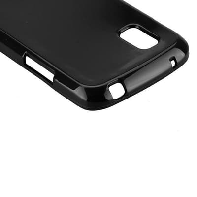 Candy Shell (Musta) Google Nexus 4 Silikonikuori
