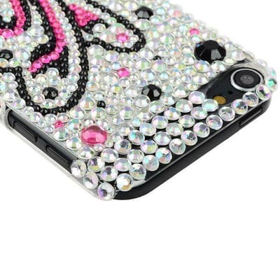 Paris (Fjäril - Silver) iPod Touch 5 Blingskal
