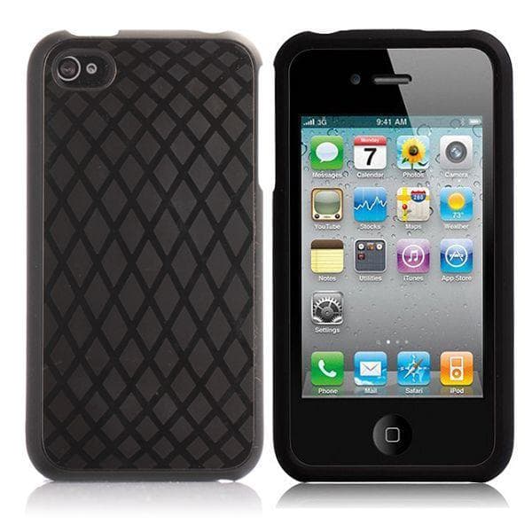 Curves Metallic - ClickOn (Sort) iPhone 4/4S Cover