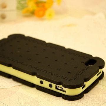 Biscuit (Sort) iPhone 4/4S Cover