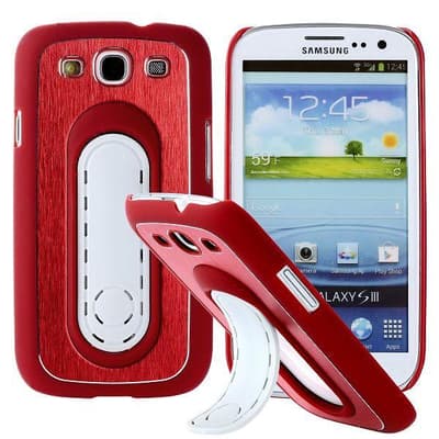SIII Bend Holder (Rød) Samsung Galaxy S3 Cover