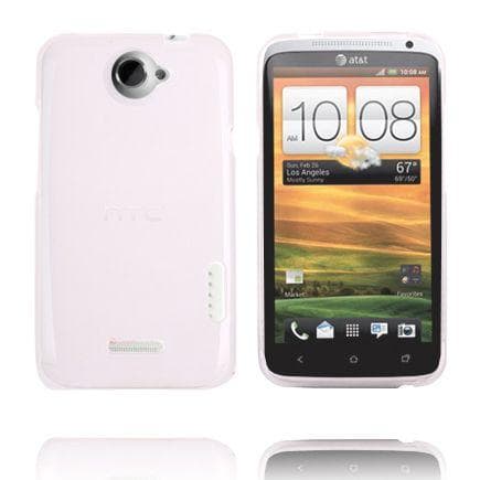TPU Muovinen (Läpikuultava Valkoinen) HTC One X Suojakuori