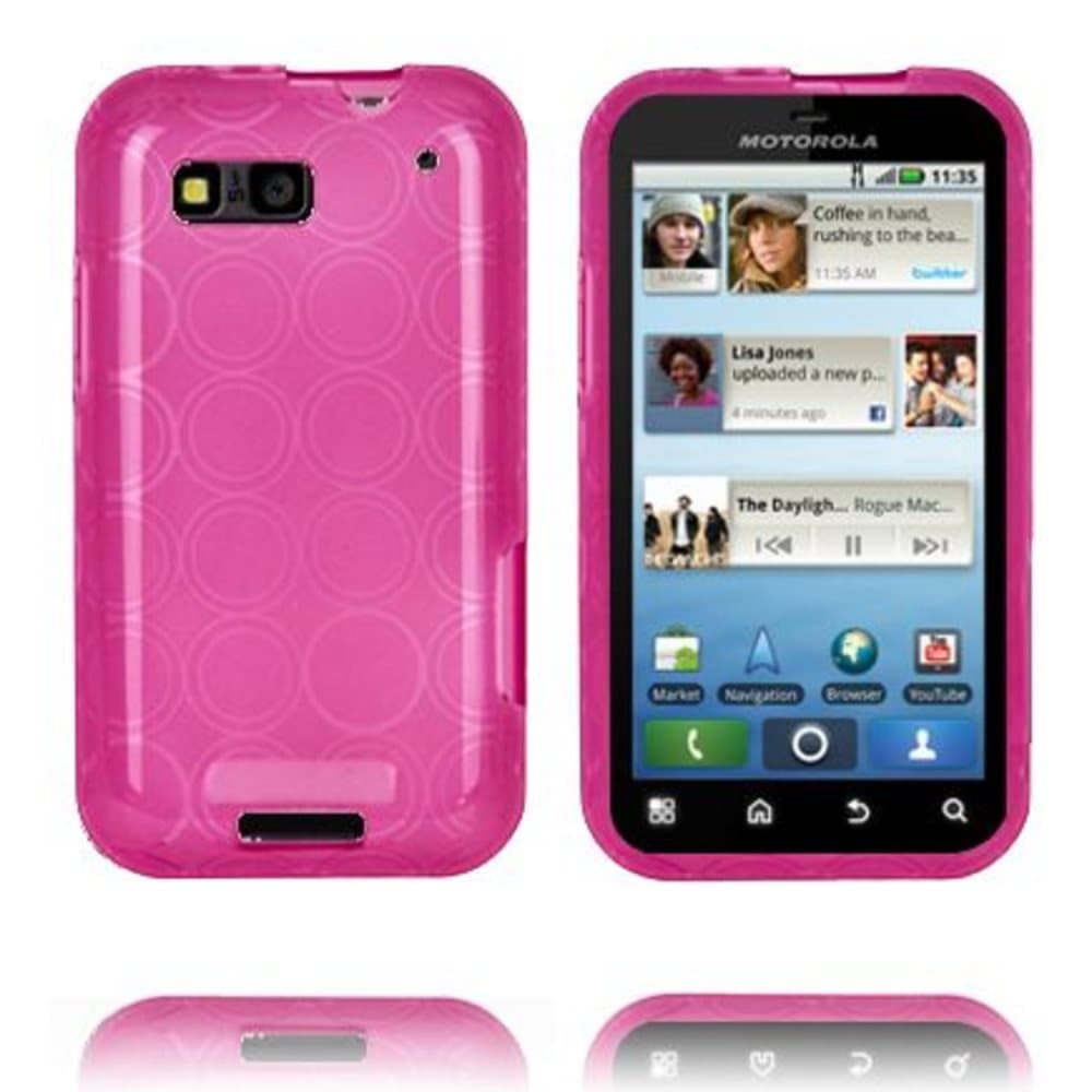 Amazona (Pinkki) Motorola Defy Suojakuori