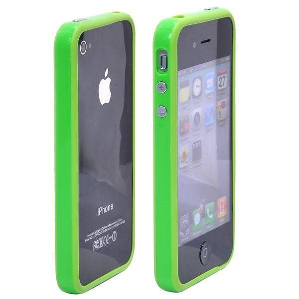 Slikfarvede Bumper (Grøn) iPhone 4S Bumper