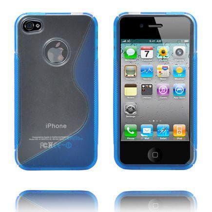 S-Line Transparent (Blå) iPhone 4S Cover