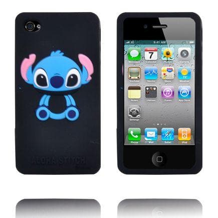 Blue Baby Dog (Sort) iPhone 4S Cover