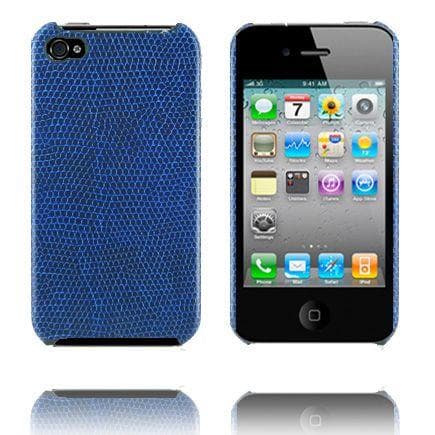 Croco (Blå) iPhone 4 Cover