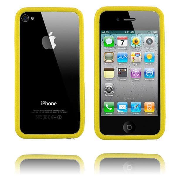 Bumper i4 (Keltainen) iPhone 4 / 4S Bumper Suojakehys