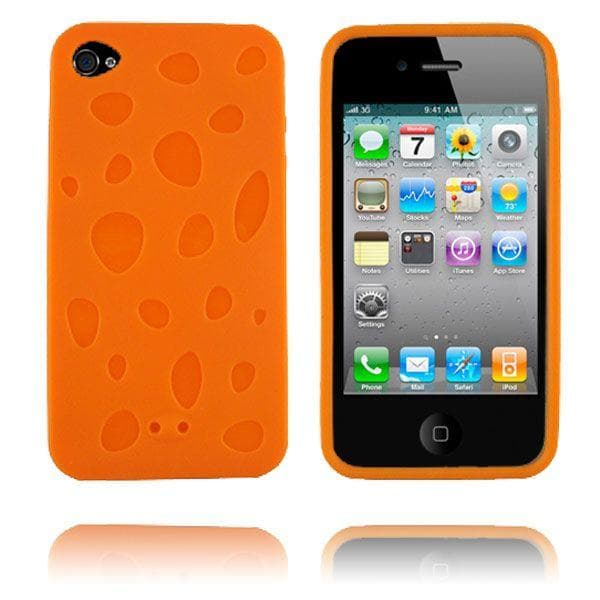 Cheese (Orange) iPhone 4 Cover