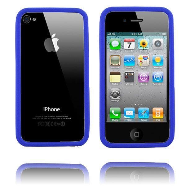 Bumper i4 (Blå) iPhone 4 Cover