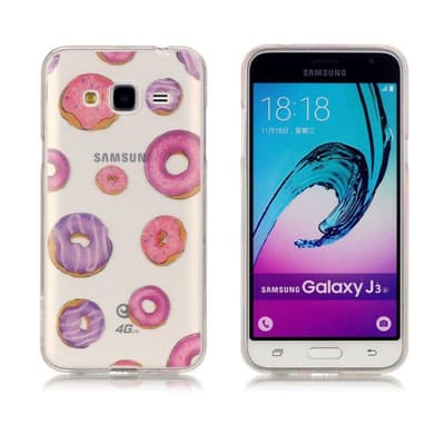 Samsung Galaxy J3 (2016) silikone cover - Donuts