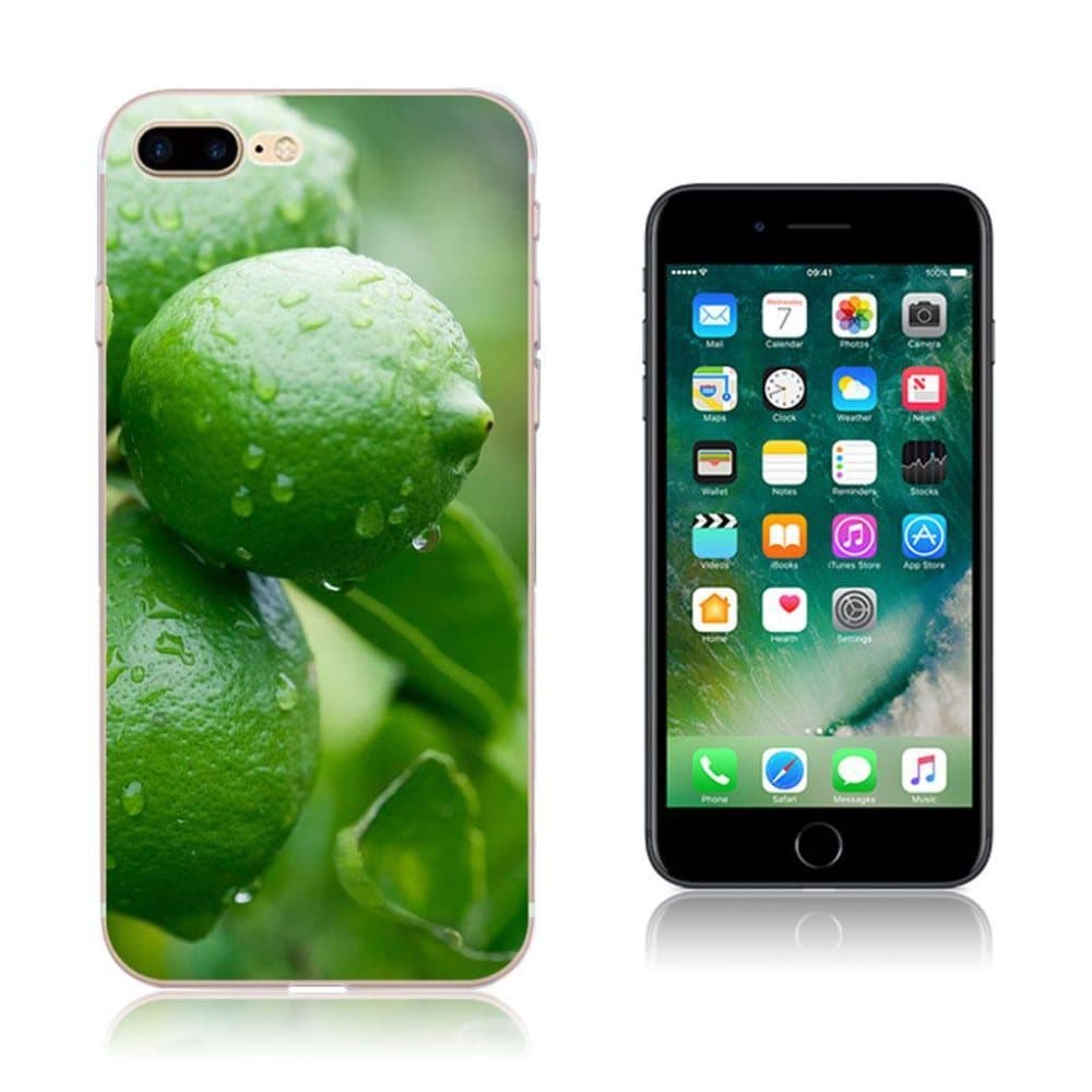 iPhone 7 Plus / 8 Plus silikonskal m. motiv - Lime