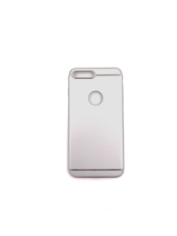 Design skal 3 i 1 guldkant till iPhone 8 PLUS Silver