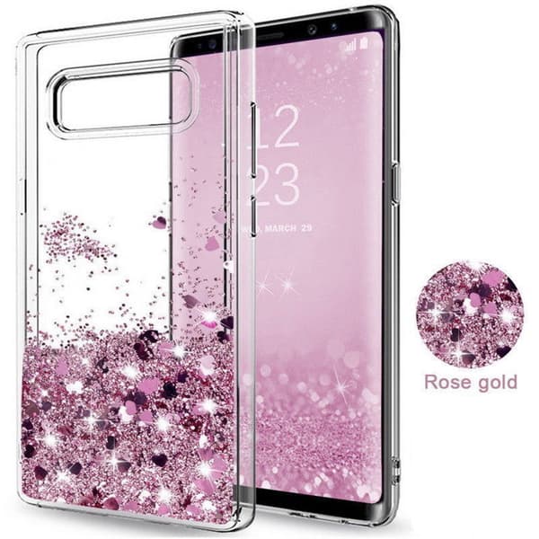 Galaxy S7 - Flytande Glitter 3D Bling Skal Case