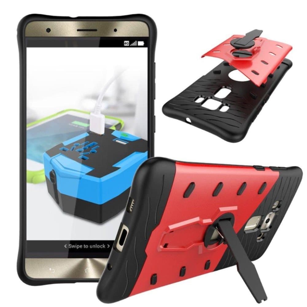 Asus Zenfone 3 Deluxe Zs570kl Hybridi Muovikuori Punaine Cdon Asus Zenfone 3 Deluxe Zs570kl Hybridi Muovikuori Punaine Cdon