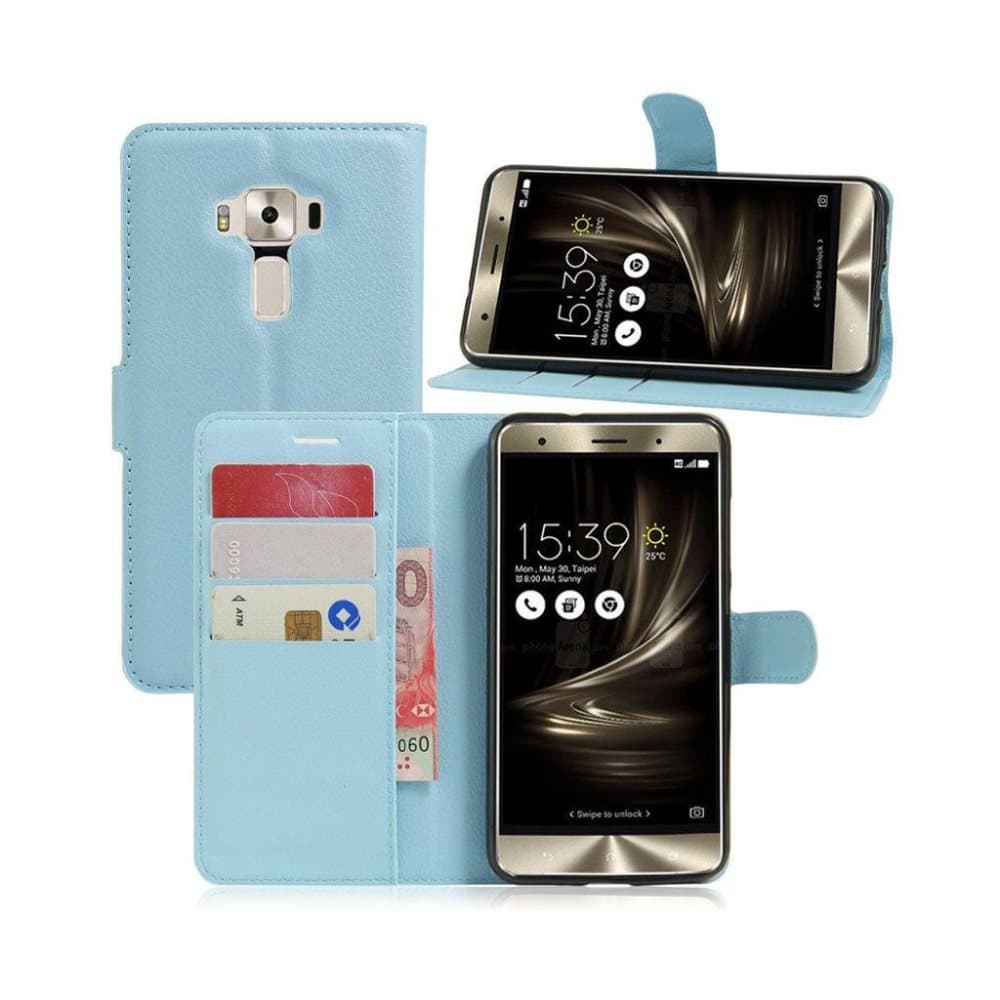 Asus Zenfone 3 Deluxe (ZS570KL) beskyttende læder-etui - Lys