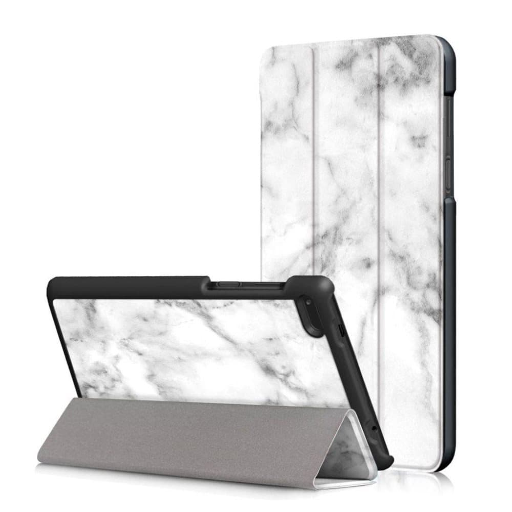 Lenovo Tab 7 Essential uniikki nahkakotelo - Marmori