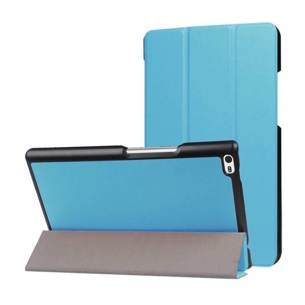 Lenovo Tab 4 8 moderni nahkakotelo - Vaaleansininen