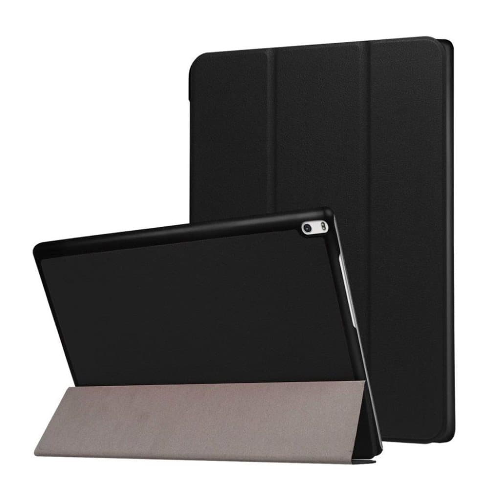 Lenovo Tab 4 Plus 10 tyylikäs nahkakotelo - Musta