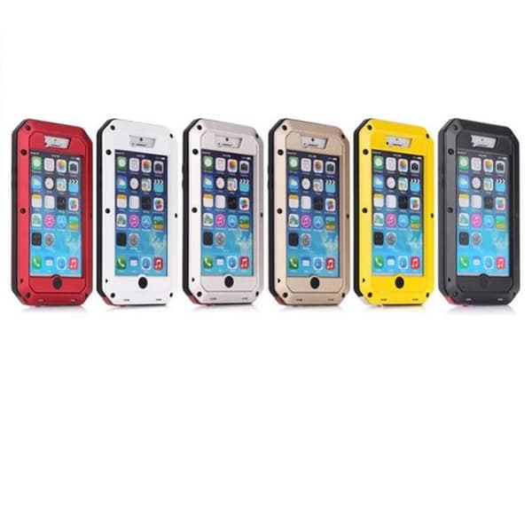 HEAVY DUTY - Fodral (Aluminum) iPhone 8 Plus (MAXIMALT SKYDD) Svart