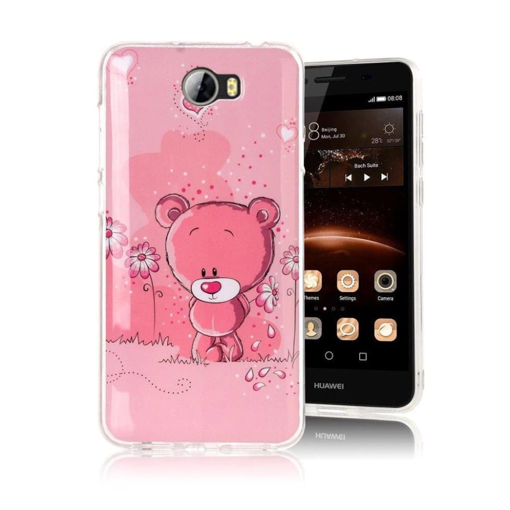 Huawei Y5 II Blød cover med smukt motiv - Bedårende bjørn