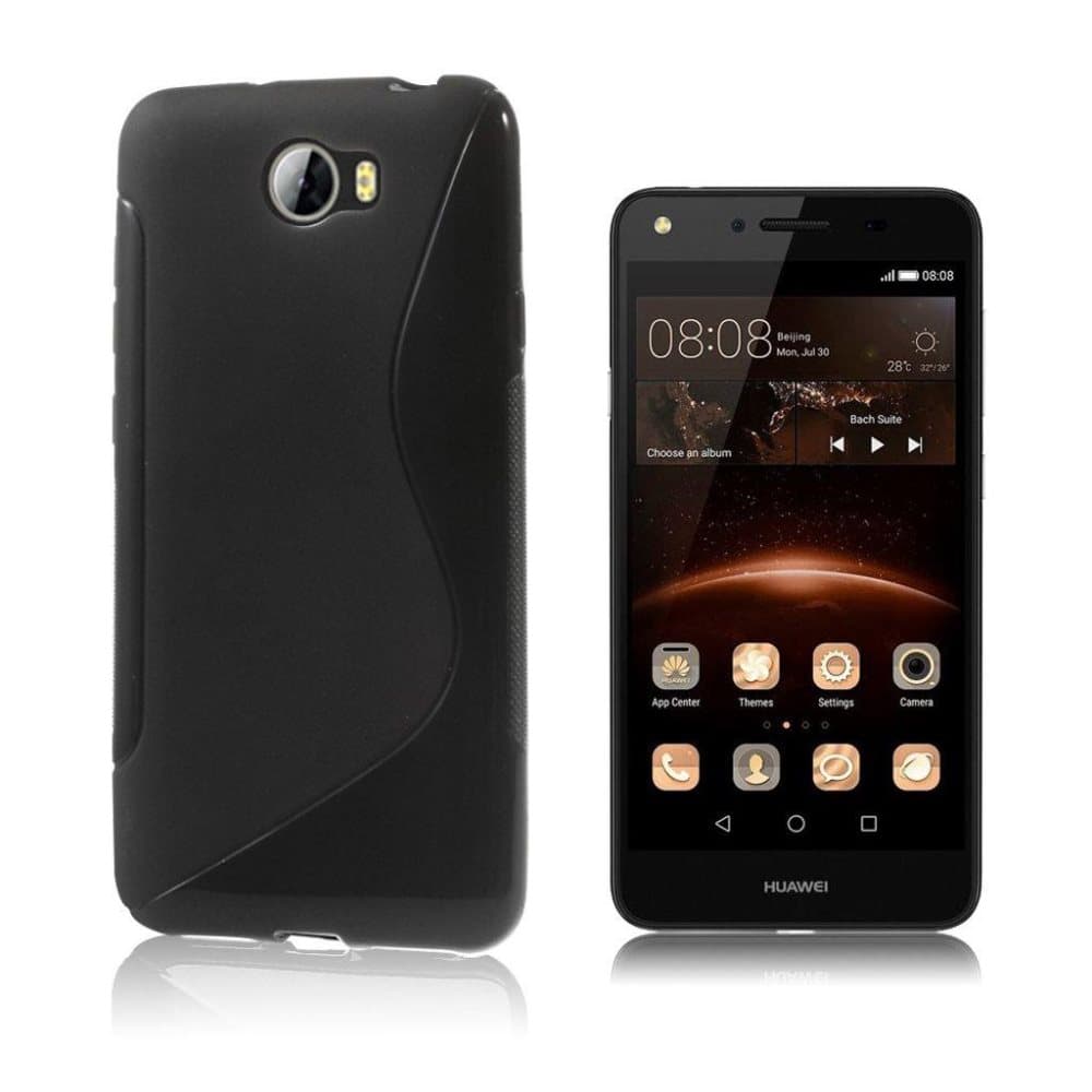Huawei Y5 II blødt og fleksibel cover - Sort