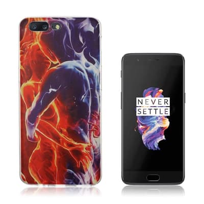 OnePlus 5 Ultra tyndt cover - Kærlighed og ild