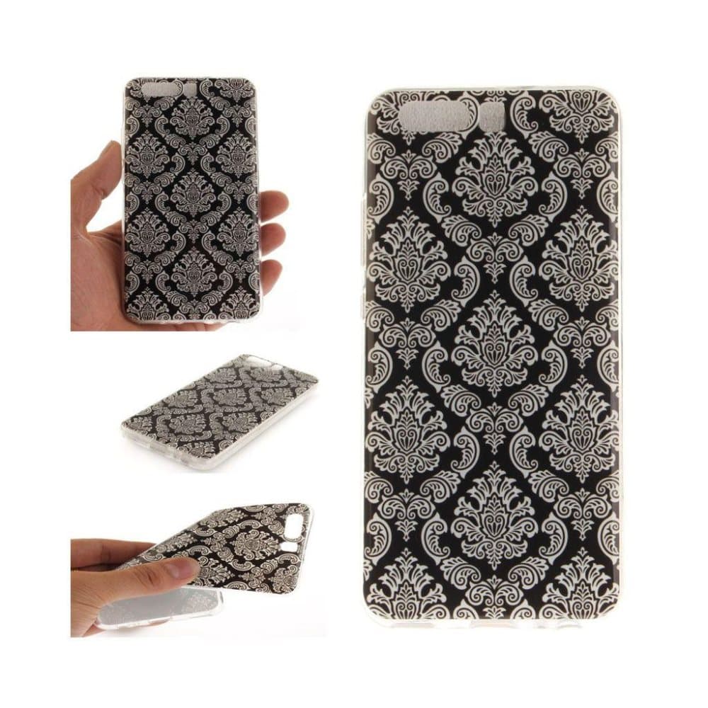 Huawei P10 Cover med et symetrisk mønster - Damask mønster