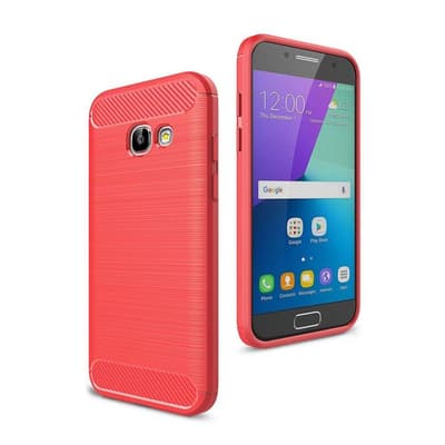 Samsung Galaxy A3 (2017) beskyttende siliconecover - Rød