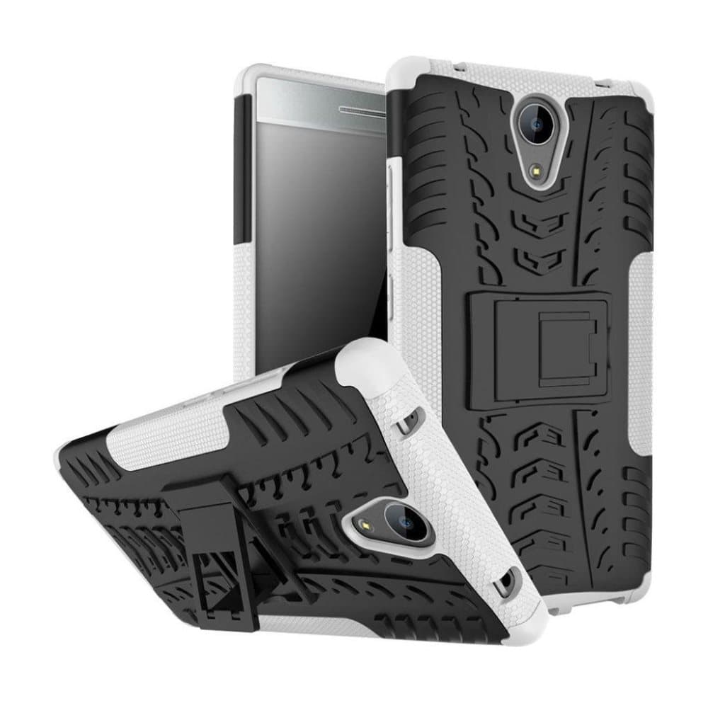 Lenovo Phab 2 Rengaskuvioinen Joustava Muovikuori - Valkoine