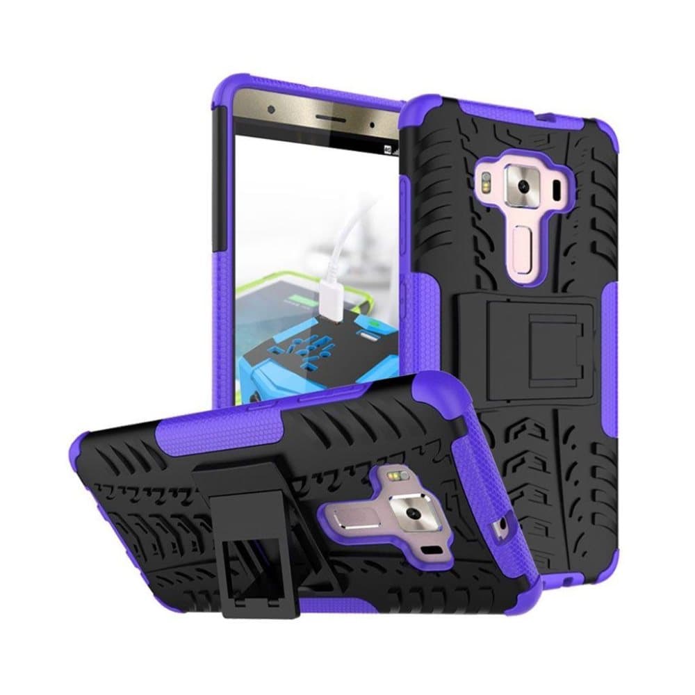 Asus Zenfone 3 Deluxe (ZS570KL) stærkt hybridcover - Lilla