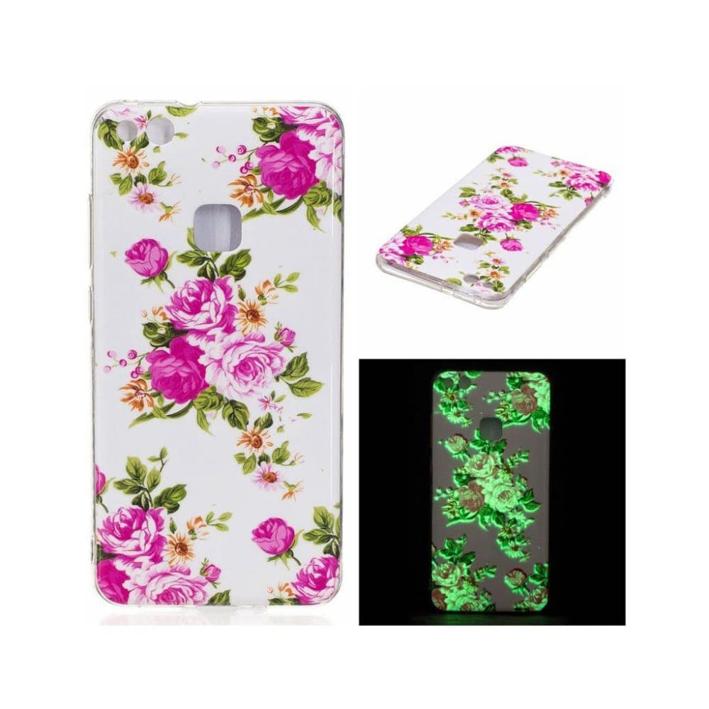 Huawei P10 Lite Super lækkert cover - Udspringende Pæoner