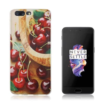 OnePlus 5 Ultra tyndt cover - Kirsebær