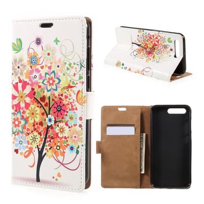 ASUS Zenfone 4 Pro (ZS551KL) Læder etui med motiv - Blomster