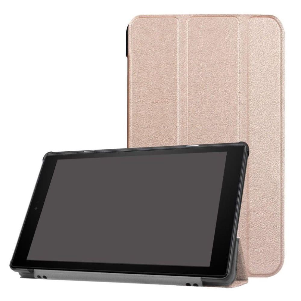 Amazon Fire HD 10 (2017) Etui med trefold stand - Rosa Guld