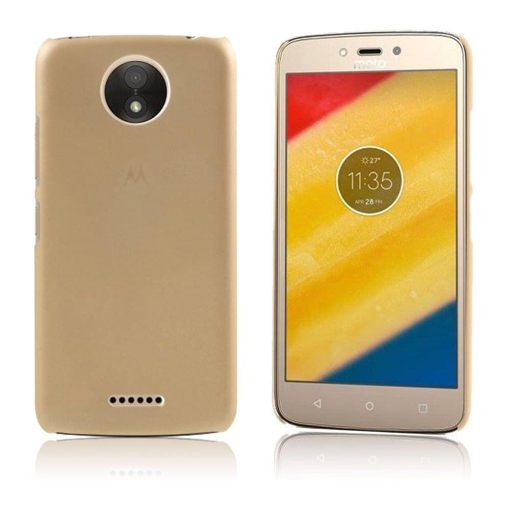 Motorola Moto C Plus Enkelt enfärgat fodral - Guld