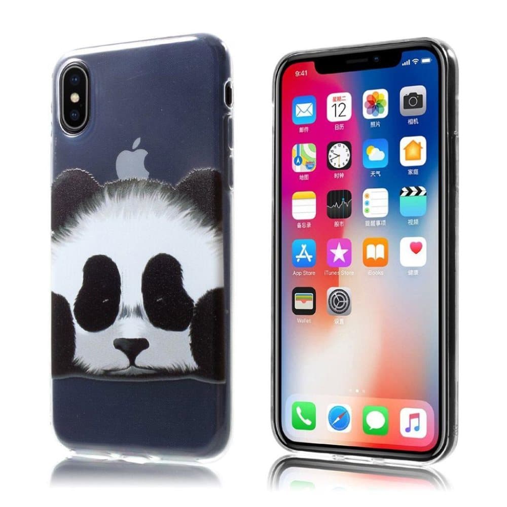 iPhone X Skal med ett läckert motiv - Panda