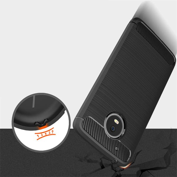 Stöttåligt Armor Carbon TPU-skal Moto G5 Plus