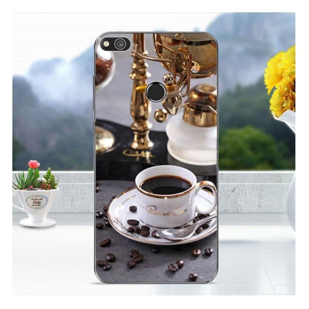 Huawei Honor 8 Lite silikonecover - Flot kop kaffe