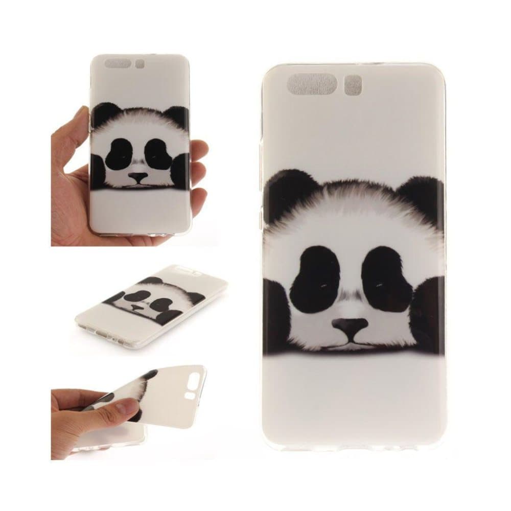 Huawei P10 Cover med et symetrisk mønster - Kærlig panda