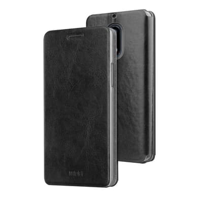 Mofi Nokia 6 Læder etui i et flot design - Sort